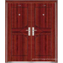 Porte double porte en acier (JC-031)